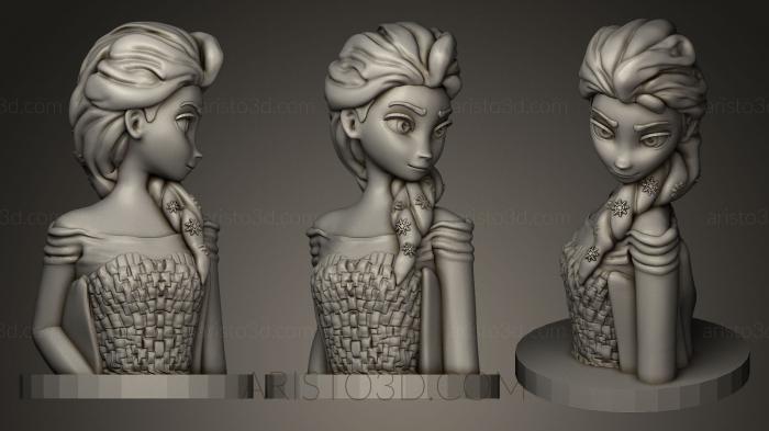 Busts of heroes and monsters (BUSTH_0126) 3D model for CNC machine